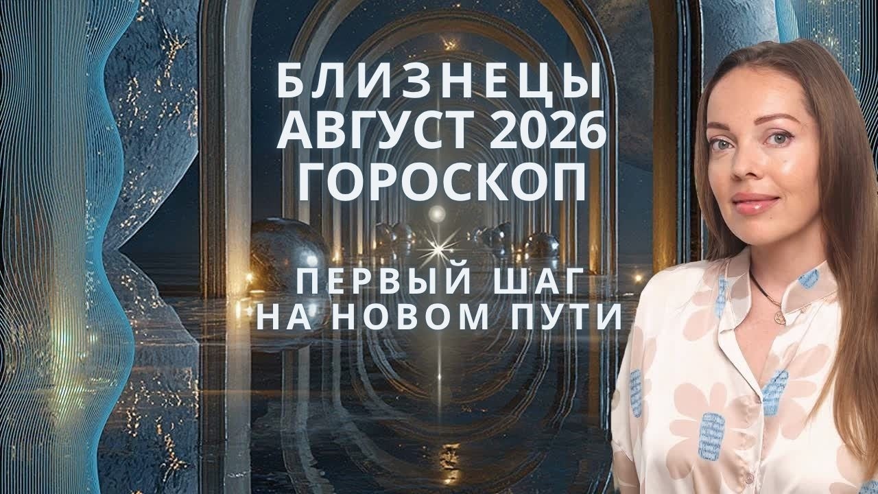 Близнецы - гороскоп на август 2026 года. Первый шаг на новом пути