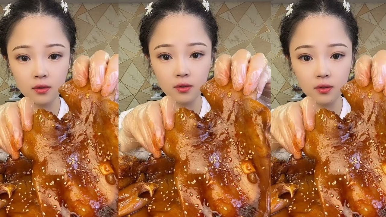 ASMR CHINESE MUKBANG FOOD EATING SHOW | Xiao Yu Mukbang 54
