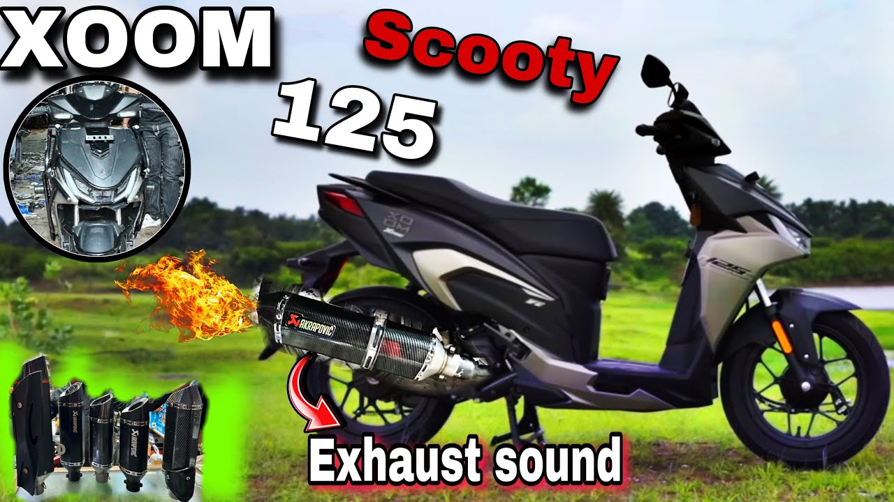 Xoom 125 New scooty cresh guard all accessories