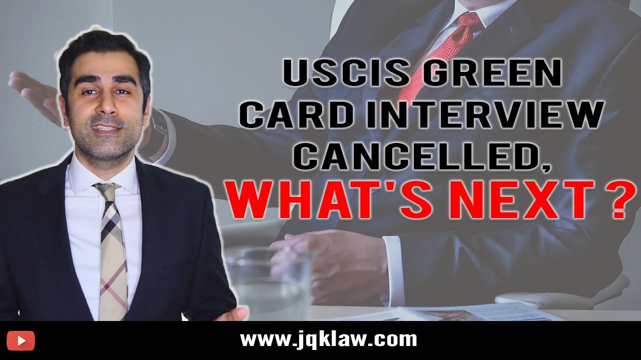 Covid-19 Cancelled My Green Card&nbsp;Interview at USCIS [July 2020]