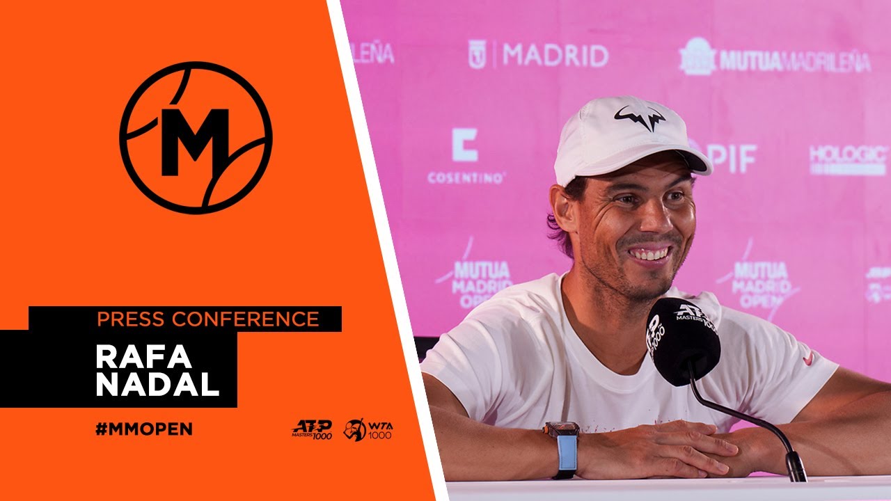 Rueda de prensa con Rafa Nadal // MUTUA MADRID OPEN 2024