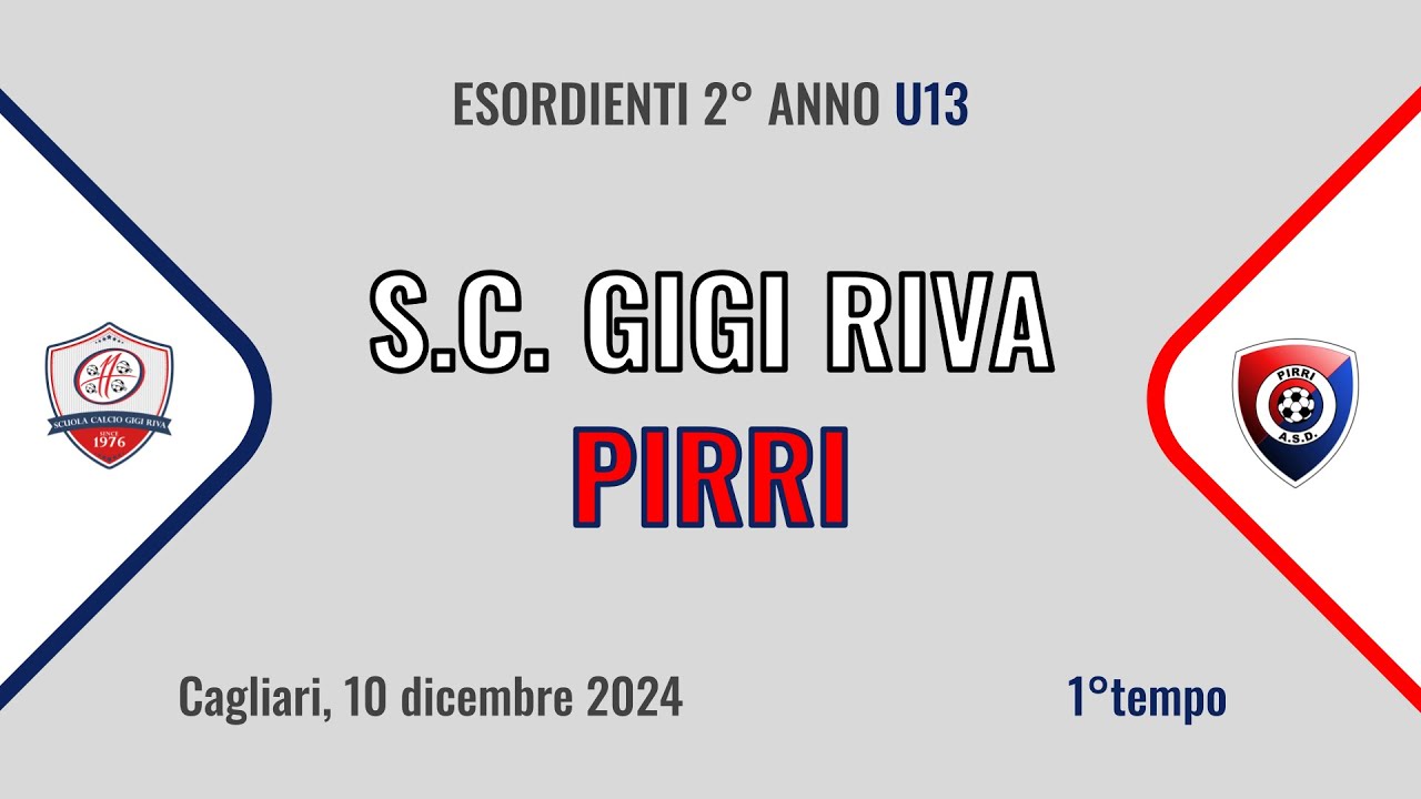 (1°t) Scuola Calcio Gigi Riva-Pirri (ESORDIENTI) 10.12.2024 [FULL MATCH]