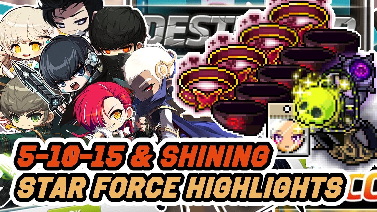 5-10-15 & Shining Star Force Highlights | MapleStory Sunny Sunday