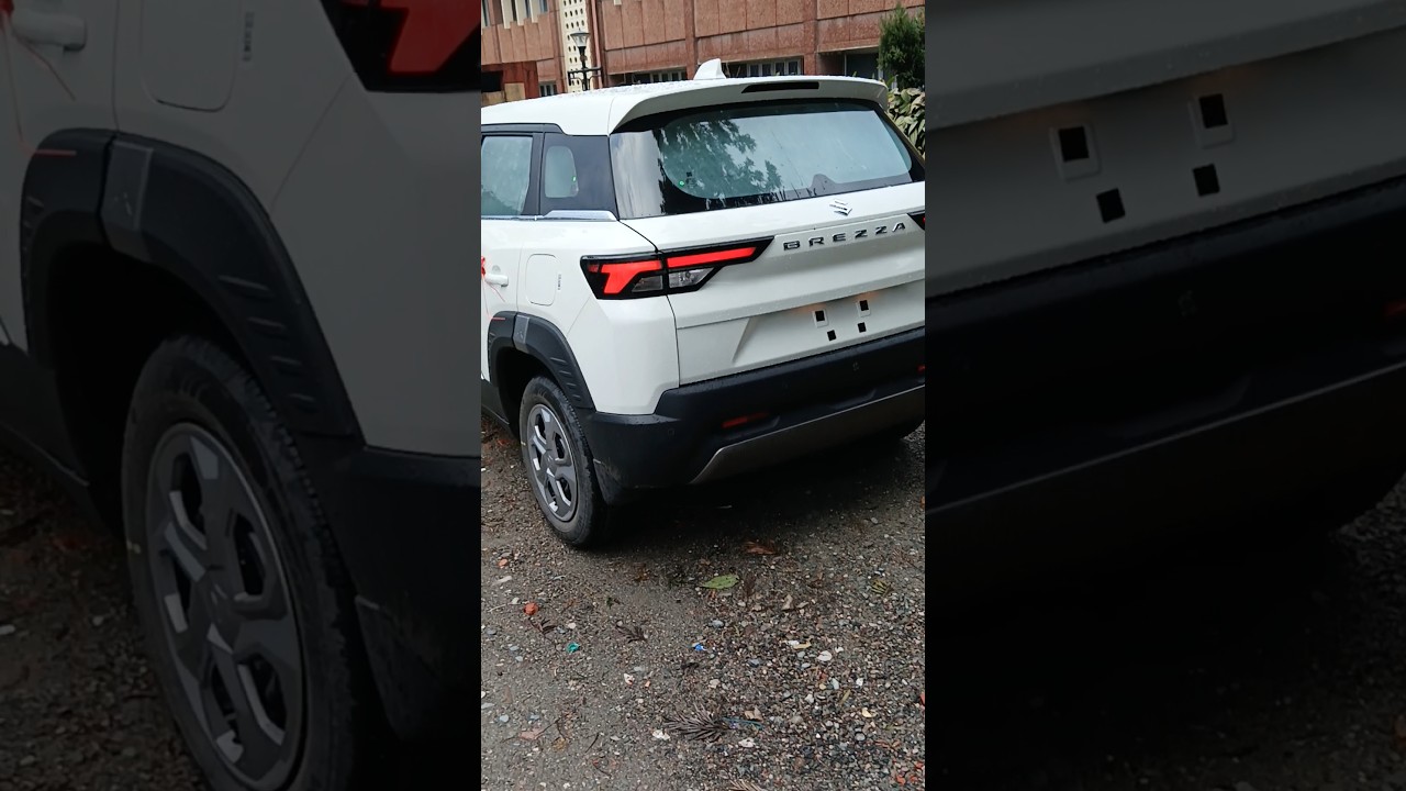 Brezza white colour 2024 🔥🔥 #cars #marutisuzuki #brezza #brezza2024