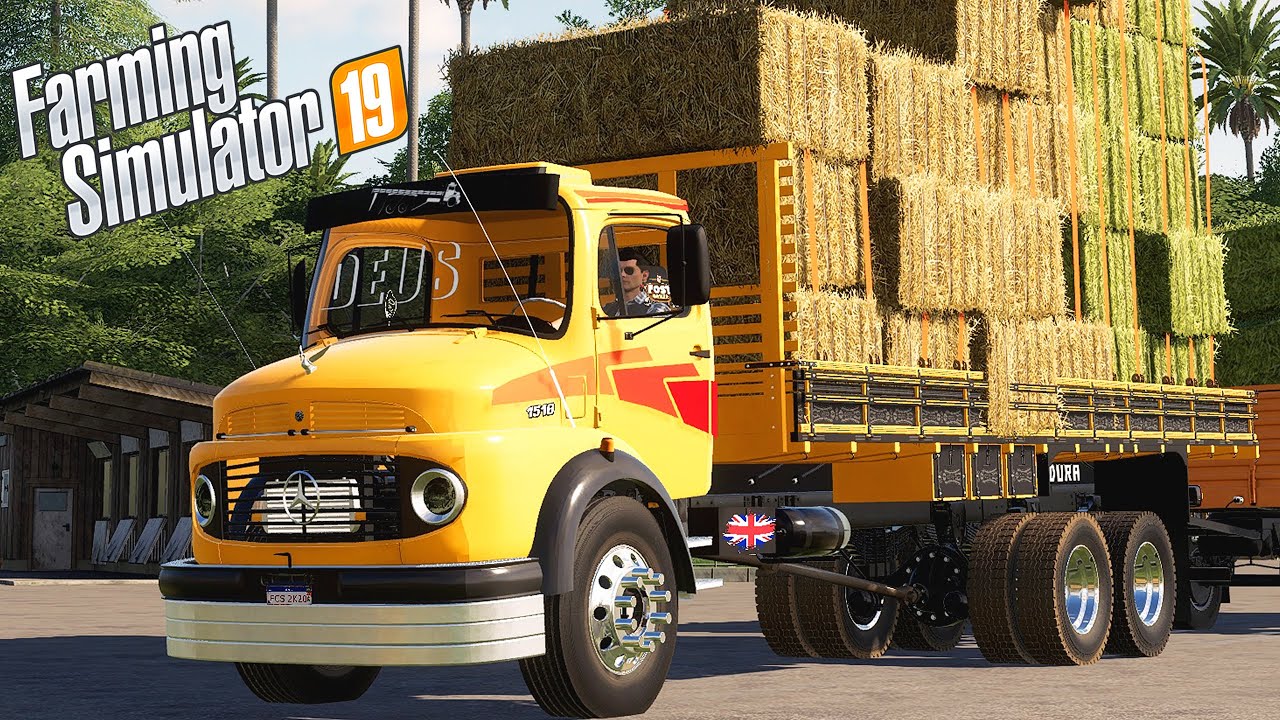CARREGANDO FARDOS DE FENO | Farming Simulator 19 | Brasil Sul - Ep 30