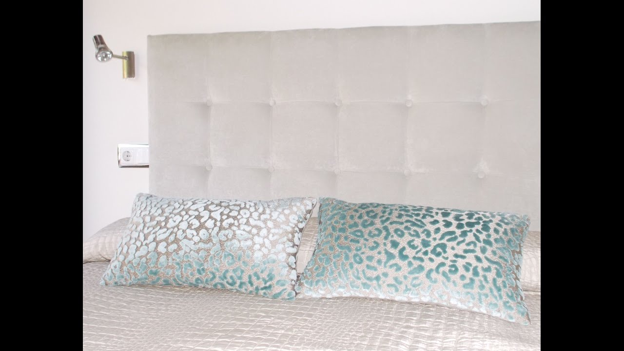 Como se hace cabecero de cama con capitone  de palet