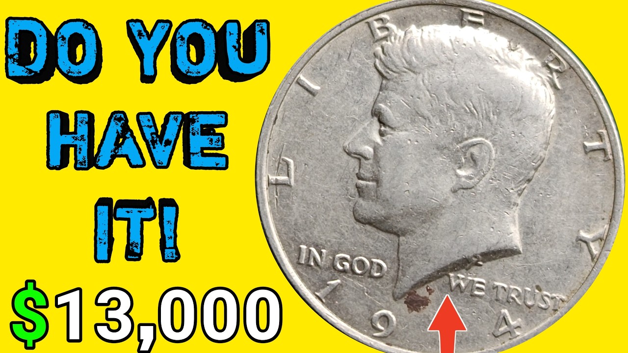 Проверьте свою мелочь в кармане! 4 ценные монеты Кеннеди номиналом полдоллара #монета #монетыстоя...