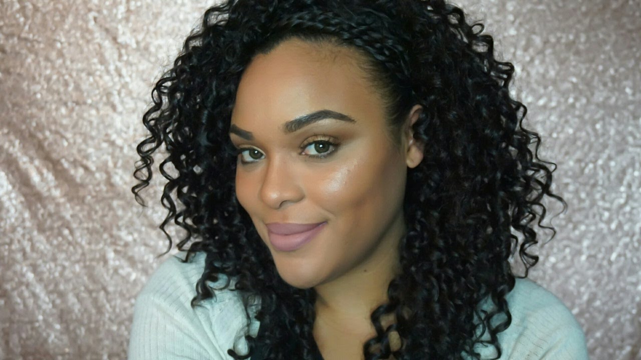 How to Blend a Half Wig with Natural Hair No Leave Out | Outre Bahamas