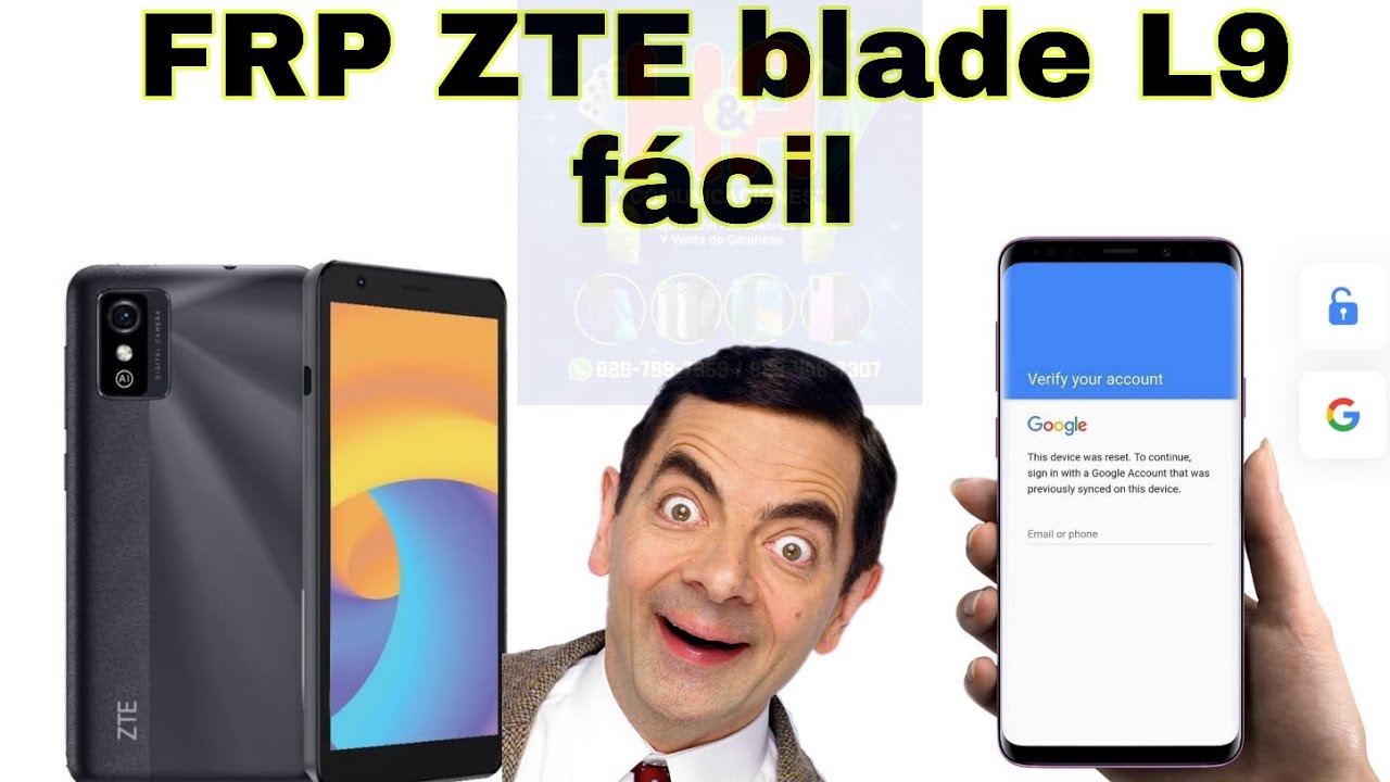 ZTE blade L9 quitar cuenta de Google FRP fácil.2022 ✅