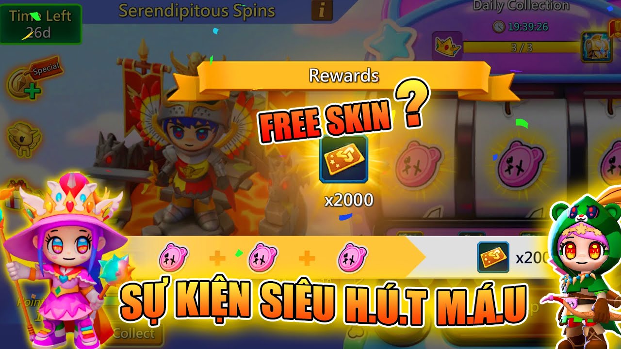 Lords Mobile: Review Sự Kiện Siêu Hút Máu - Anh Em F2P Liệu Có Lấy Được Skin Free?