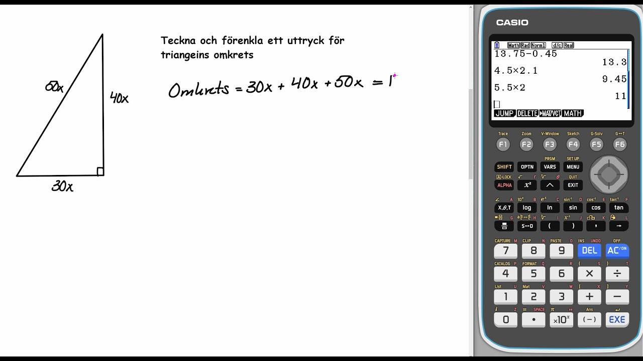 Matematik 5000+ 1c Uppgift 1337 a f&ouml;r reviderad &auml;mnesplan 2021