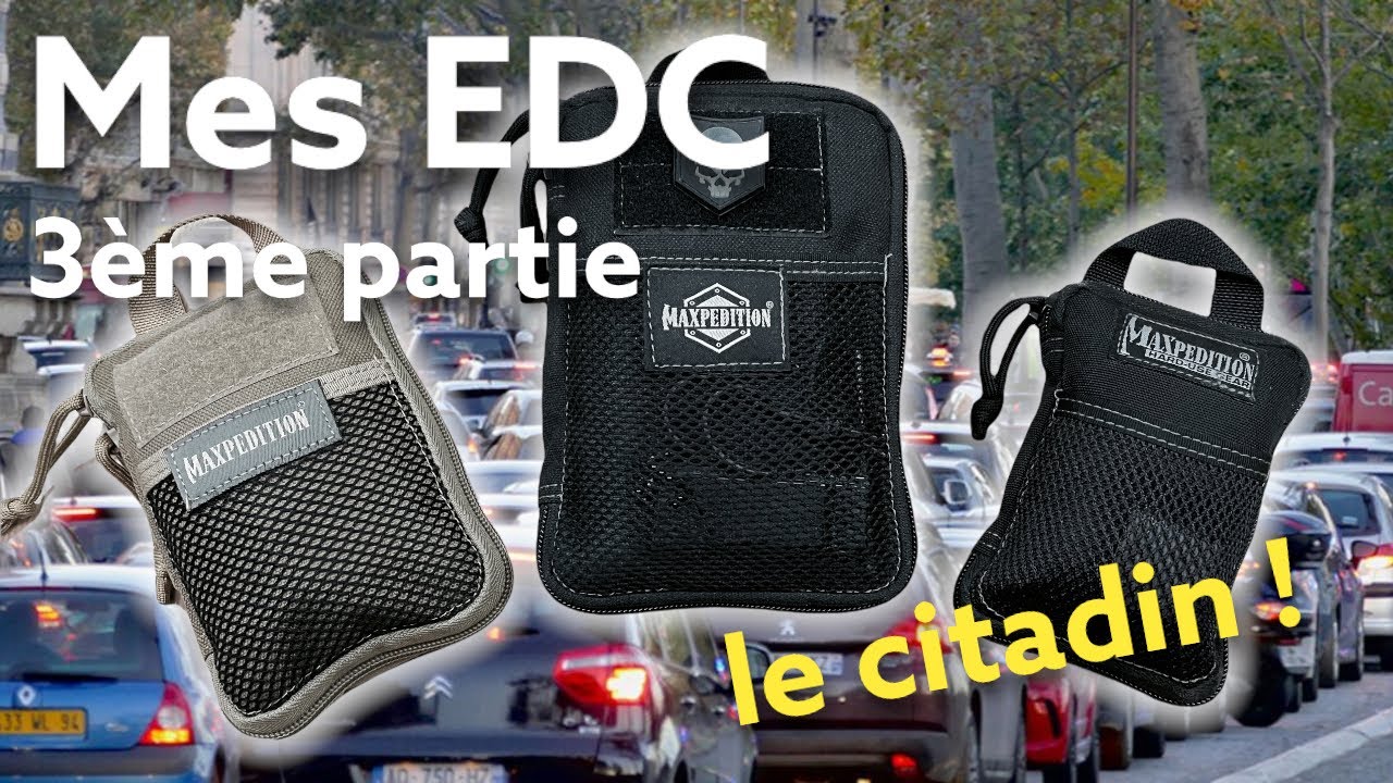 Mes différentes trousses EDC  
