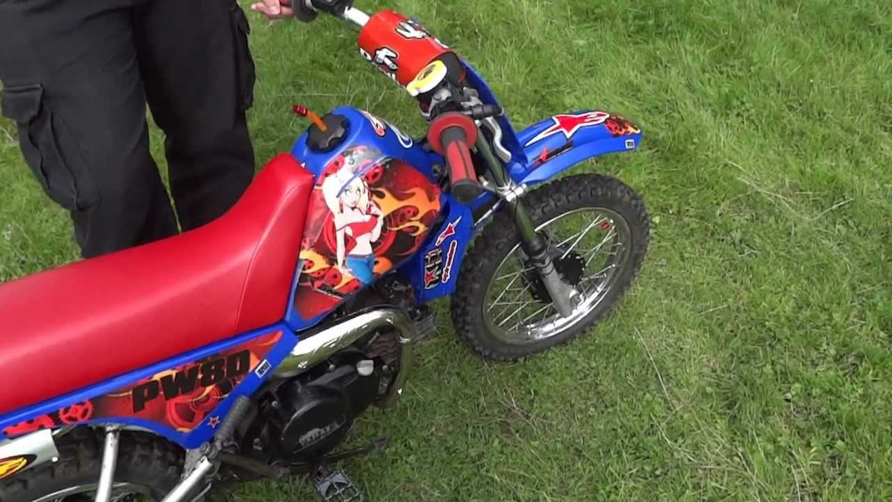 PW80 HEAVILY MODIFIED WITH FMF PIPE (MODS LIST VIDEO)