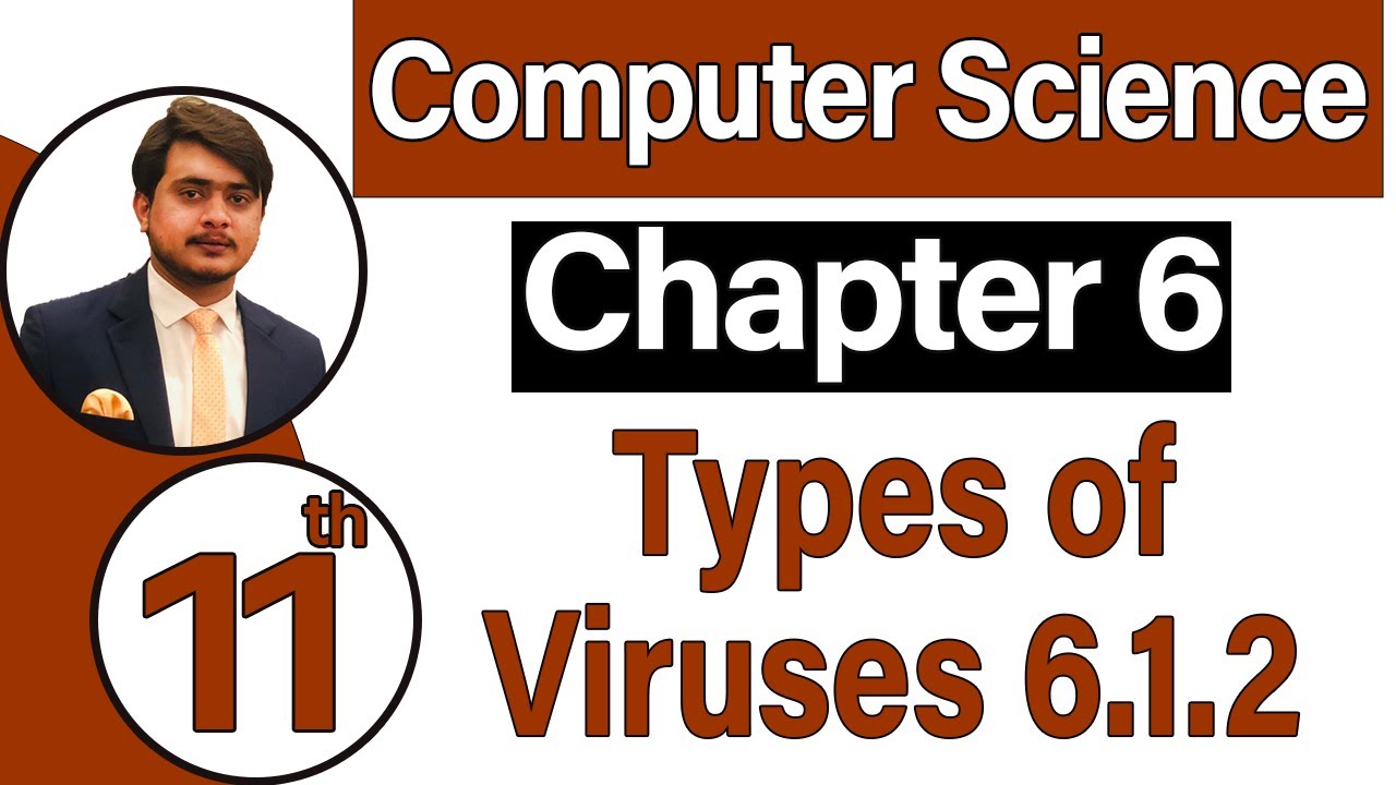 11th Class Computer Science Chapter 6 - Types of Viruses (6.1.2) - ICS Computer Part 1 Chapter 6