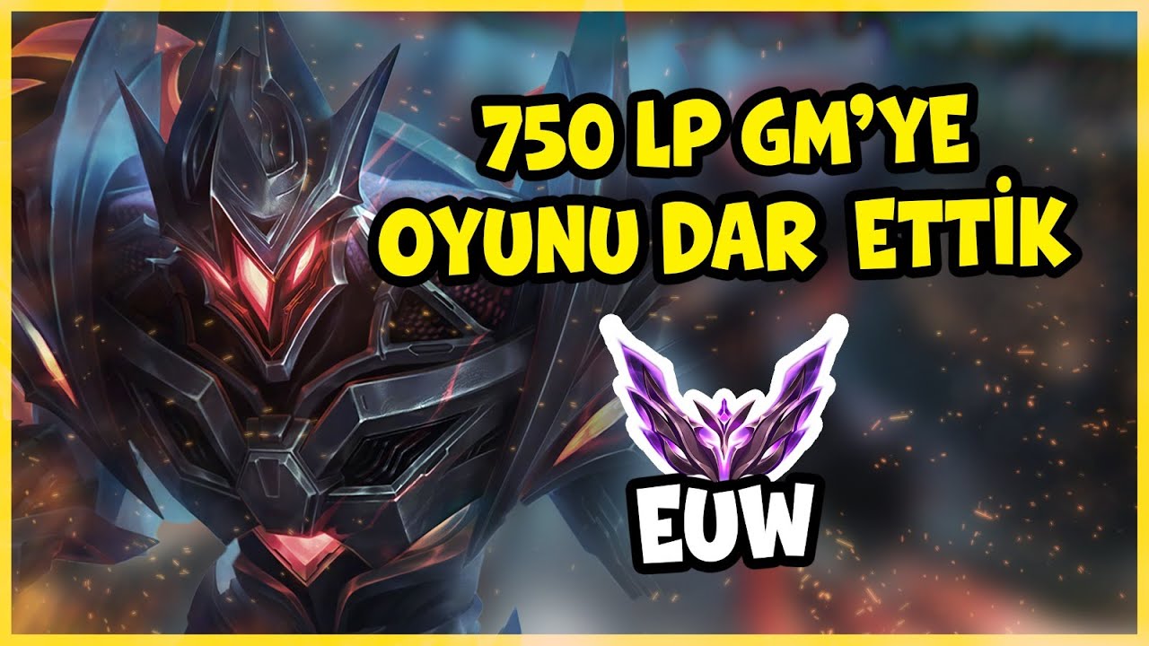 750 LP ESPORCU GM YE ZED İLE SHOW YAPTIM ''EUW MASTER''  !!! | Apophis
