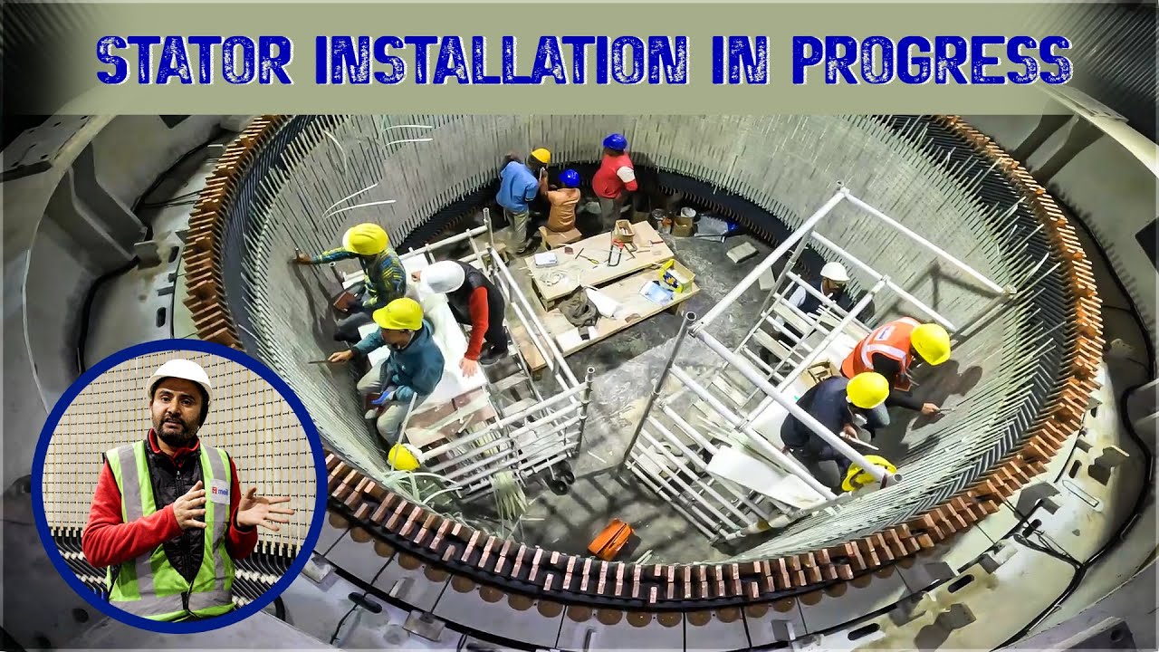 Inside the Kundha Hydro Project | Stator Installation Explained | Megha Engineering