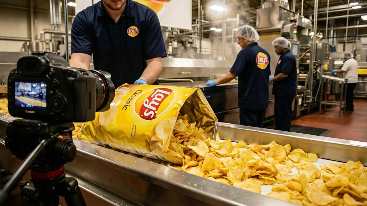 How Lay’s Potato Chips Are Made In Food Factory