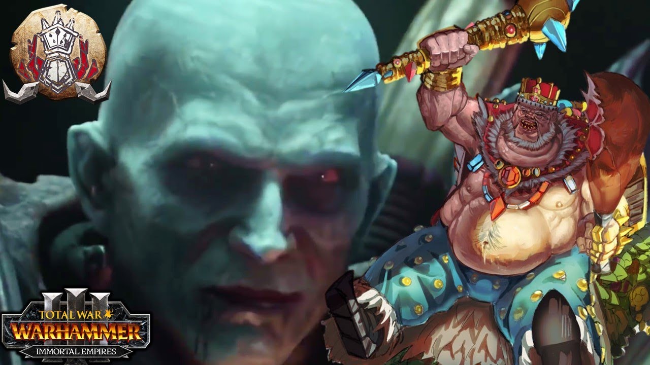 ШАРКАЮЩИЕ МЕРТВЕЦЫ - Гризус Голдтут ломает кости - Total War Warhammer 3