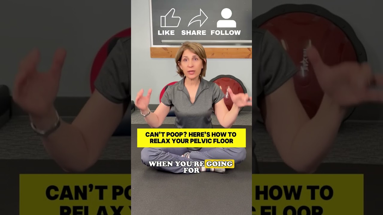 How to relax pelvic floor muscles to poop? 💩
