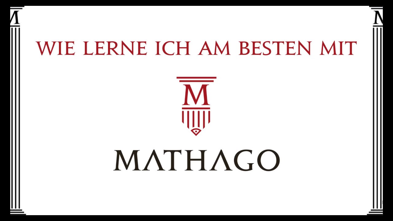 Wie lerne ich am besten mit Mathago