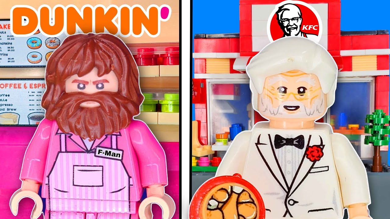 I built FAST FOOD RESTRAUNTS out of LEGO...