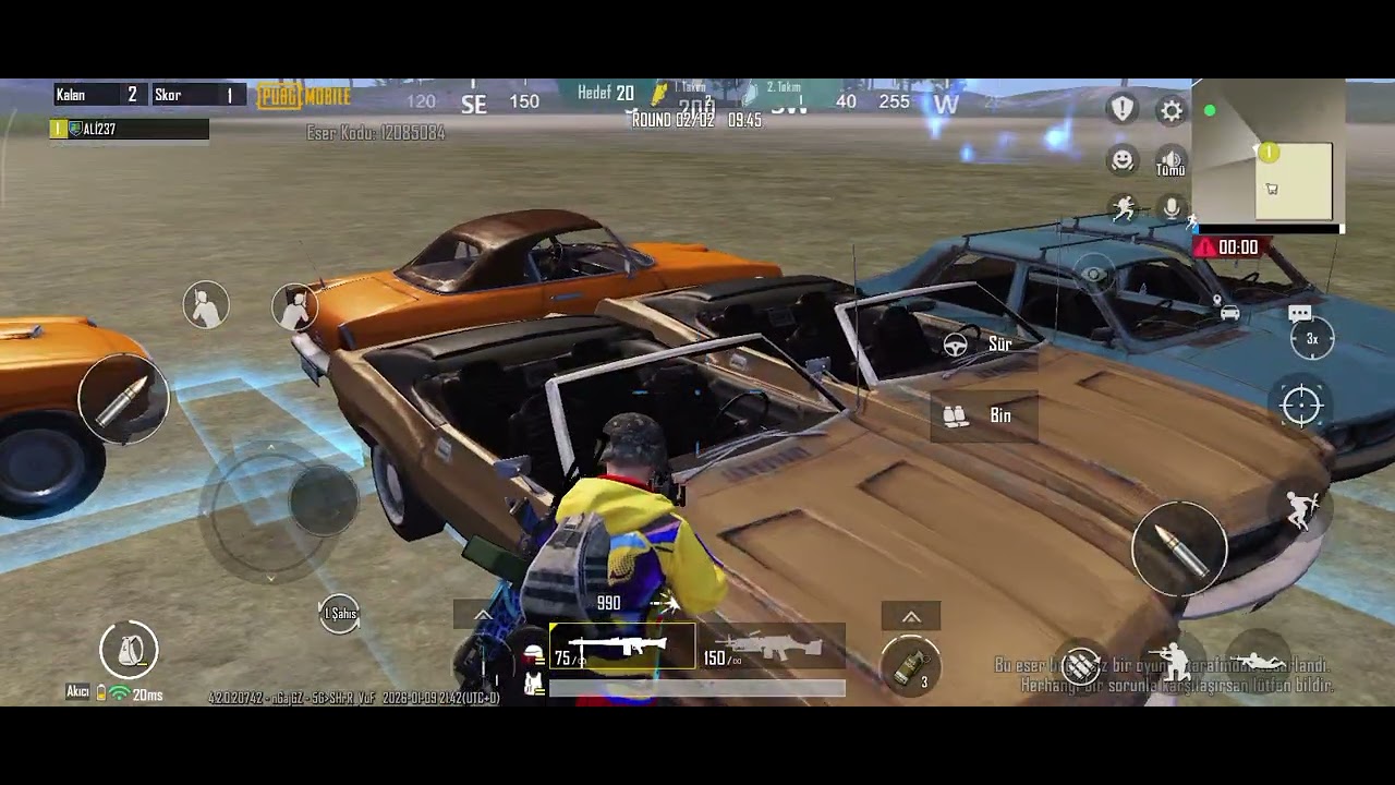 Pubg mobile da abimle vs atık 1 v 1