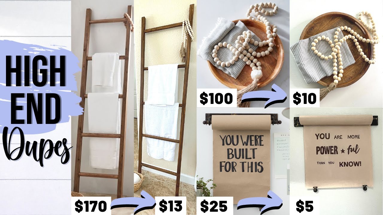Copy HIGH END Designer Home Decor & $ave a Ton!
