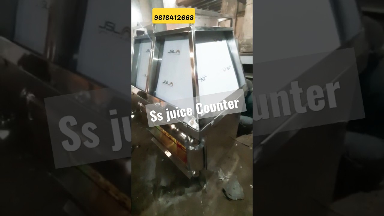 ss juice counter || L - Type juice counter #commercial #ss #juice #yiutubeindia #yiutubeviralshorts