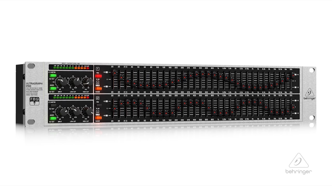 ULTRAGRAPH PRO FBQ3102HD High-Definition 31-Band Stereo Graphic Equalizer