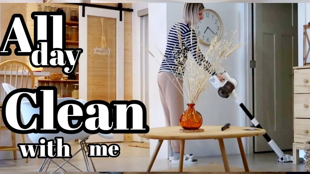 ALL DAY CLEAN WITH ME AND ORGANIZE WITH ME Scandish Home homemaking