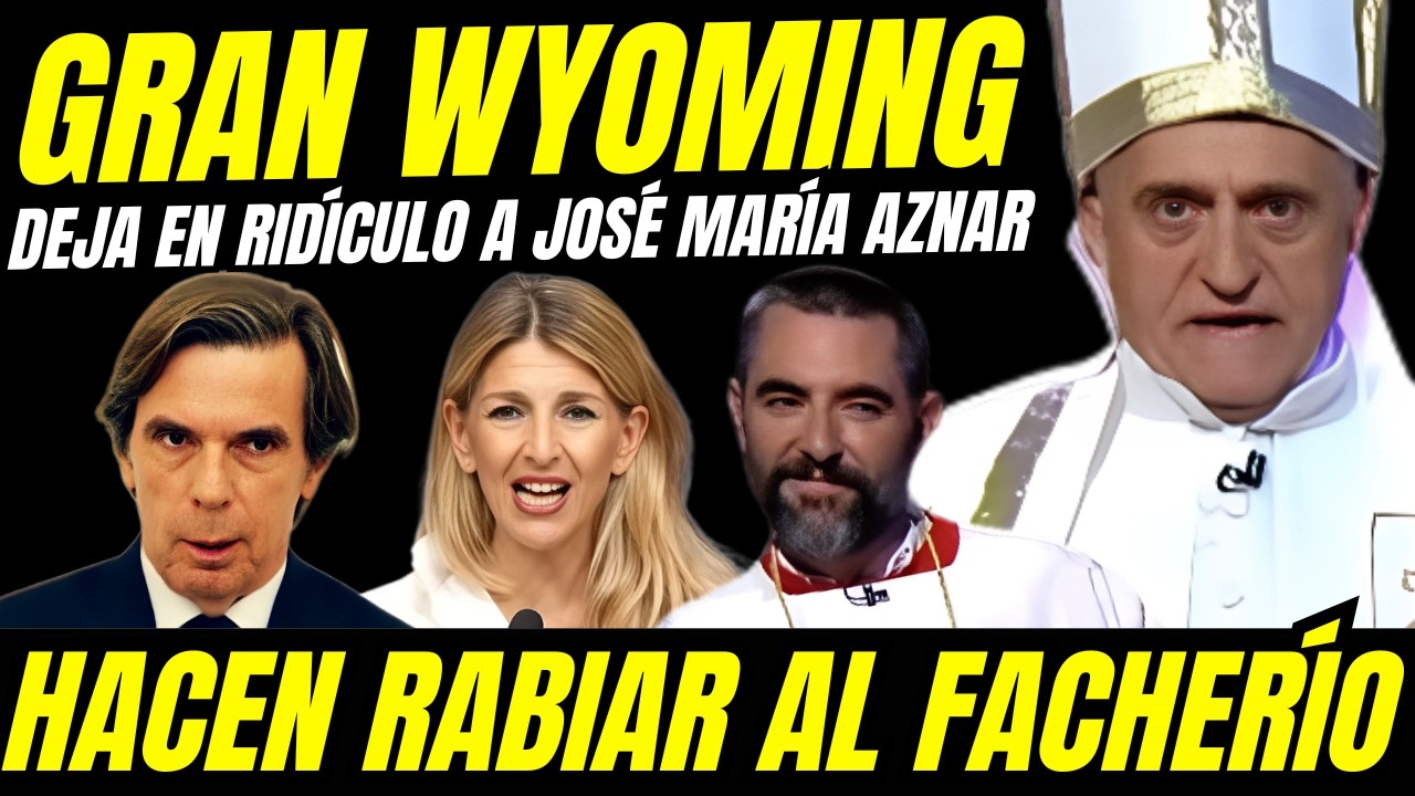 GRAN WYOMING HACE DE RABIAR A JOSÉ MARÍA AZNAR 