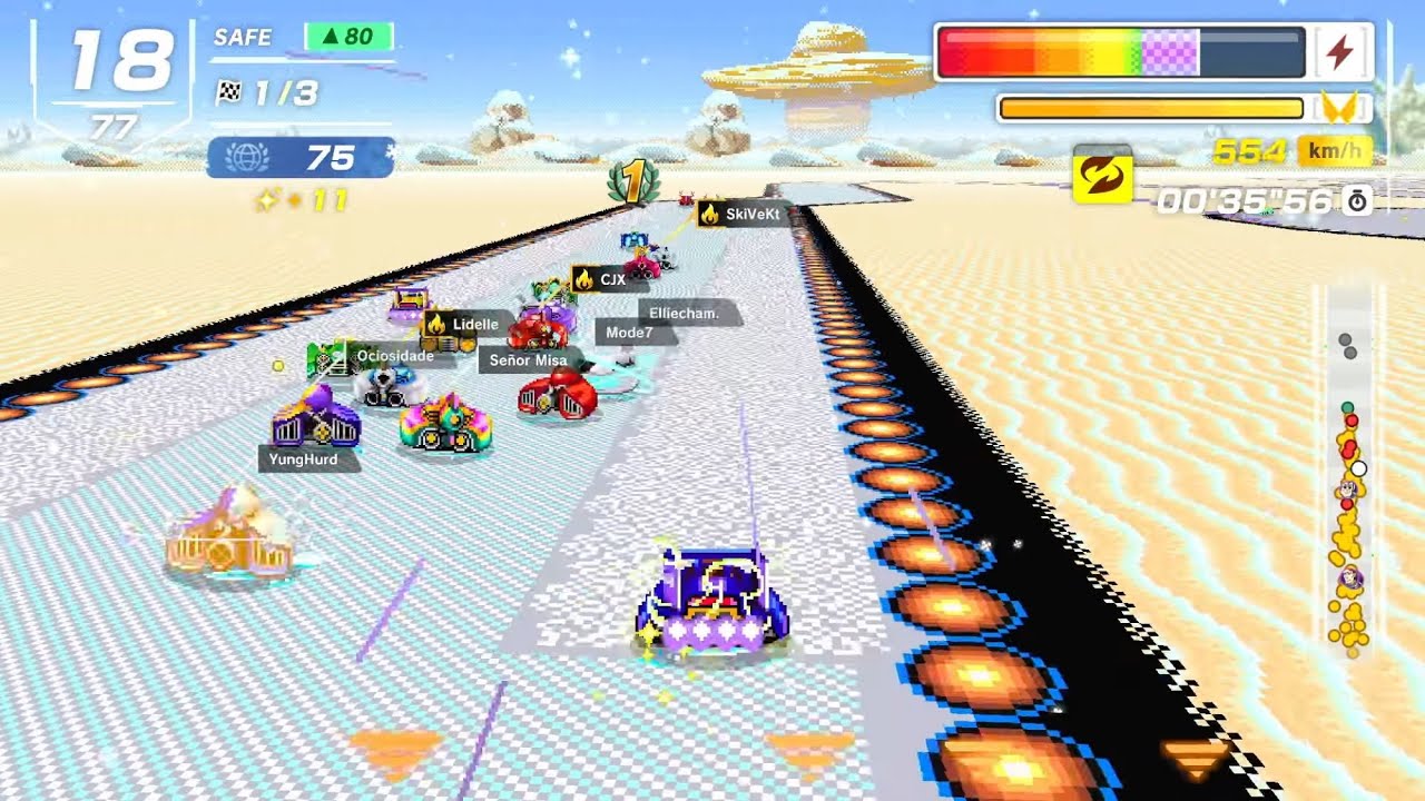 F-Zero 99 - Frozen World Tour with Golden Fox (15336 Points)