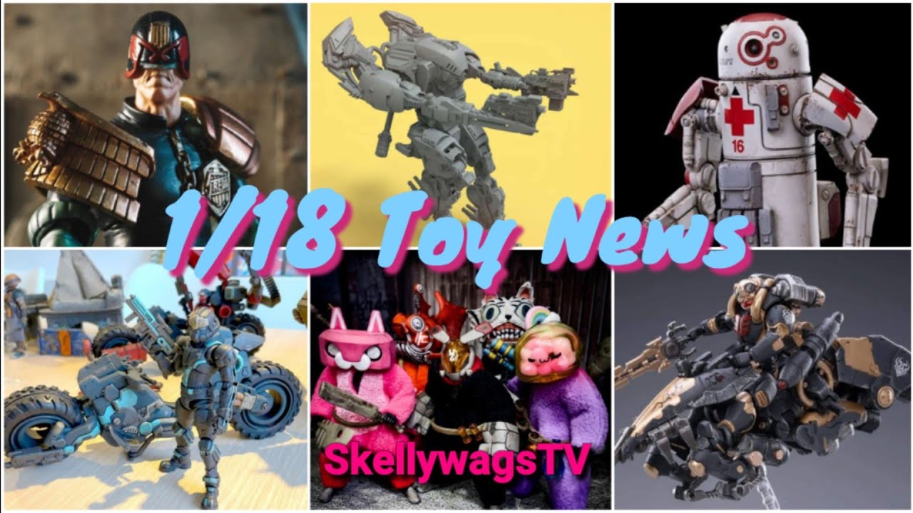 1/18 Toy News - Kit Lau Acid Rain World event - Judge Dredd - New Joytoy Saluk and mech - Underverse