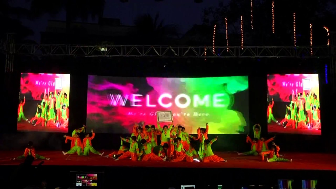 Welcome Dance Grade 1 - 16th Annual Day - Witty World, Chikoowadi, Borivali (west)