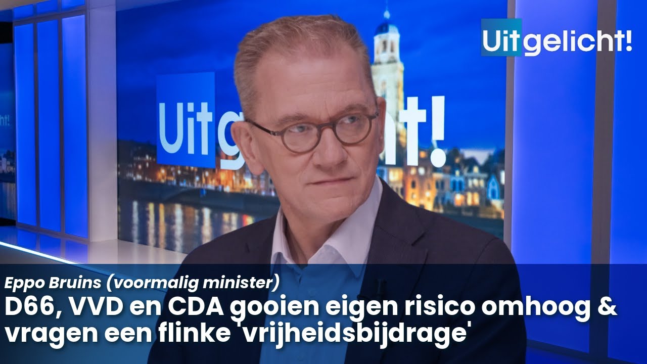 Uitgelicht! 30 januari 2026 - Eppo Bruins is kritisch op de plannen van D66, VVD en CDA