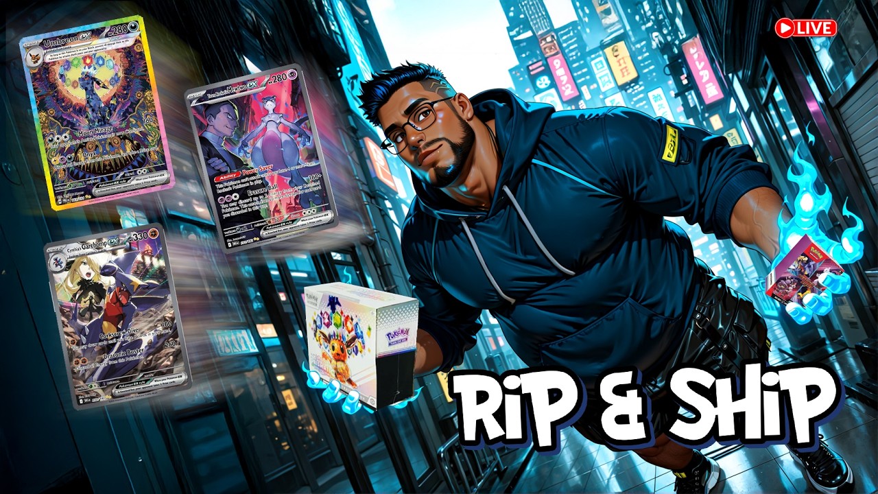 Tuesday Night RIP & SHIP - Riftbound - Prismatic Evolutions - Destined Rivals - Giveaways & More