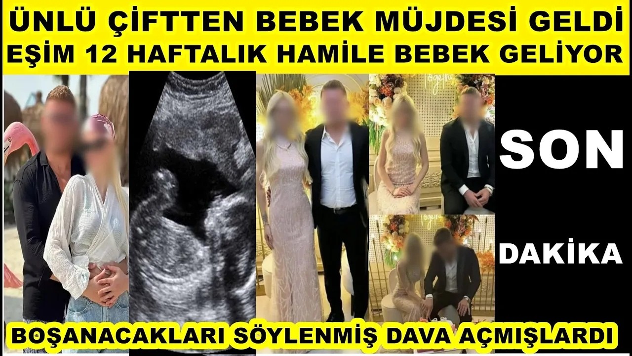 Boşanacakları söylenmişti! Ünlü çiftten bebek müjdesi geldi! hayranları havalara uçtu..
