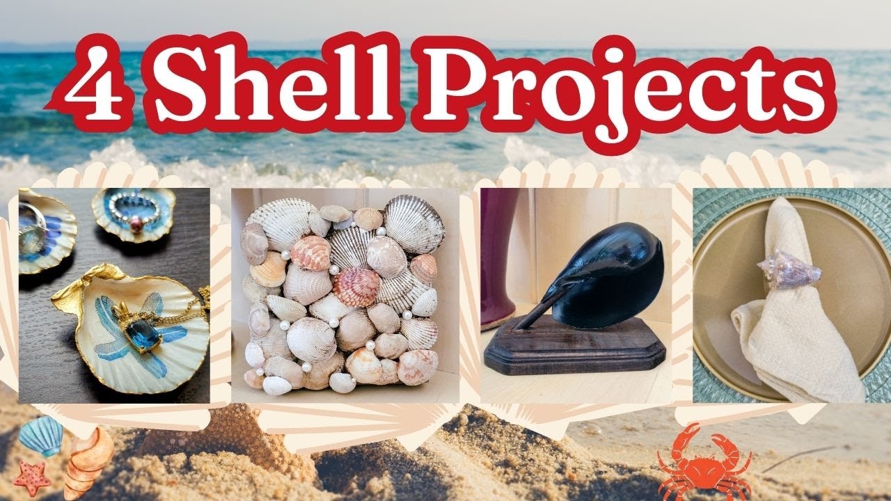 4 DIY Seashell Crafts for Your Home
