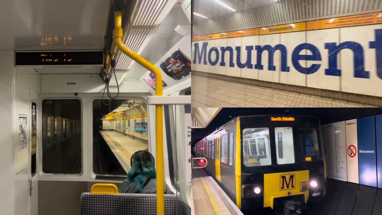 Tyne and Wear Metro Non-Stop Through Monument