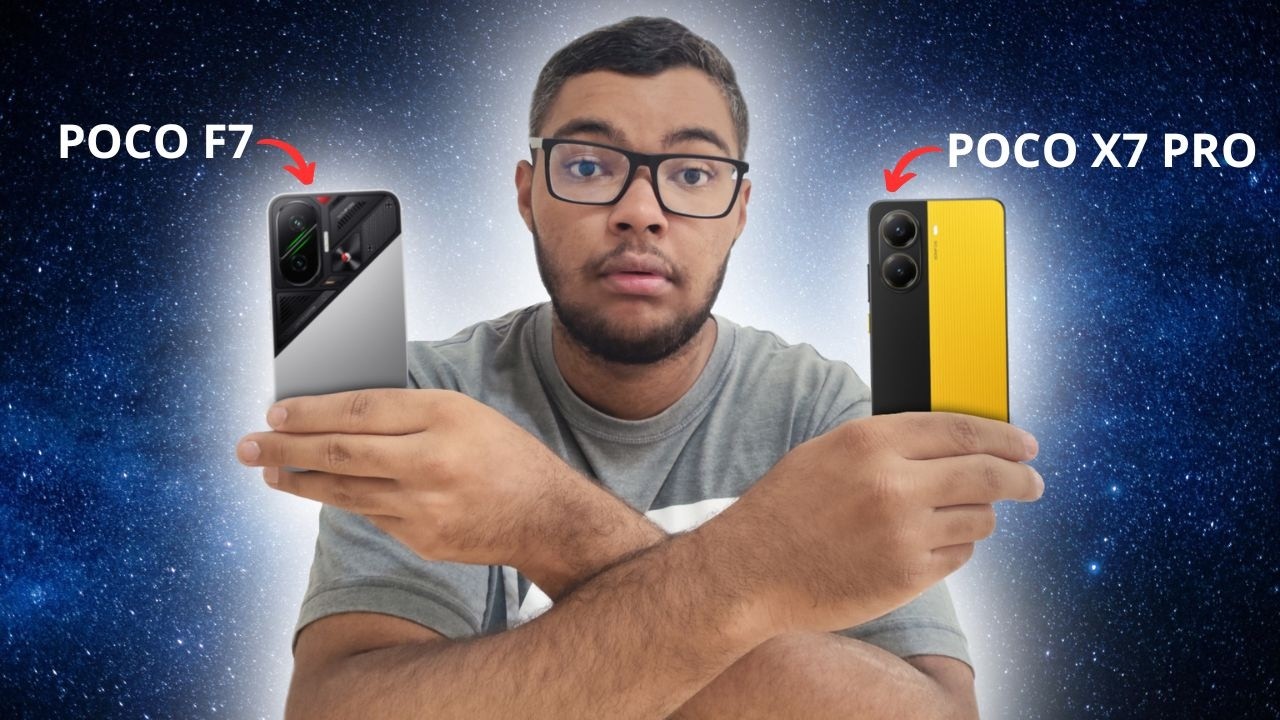 POCO X7 PRO VS POCO F7 | Comparativo DIRETO!!!