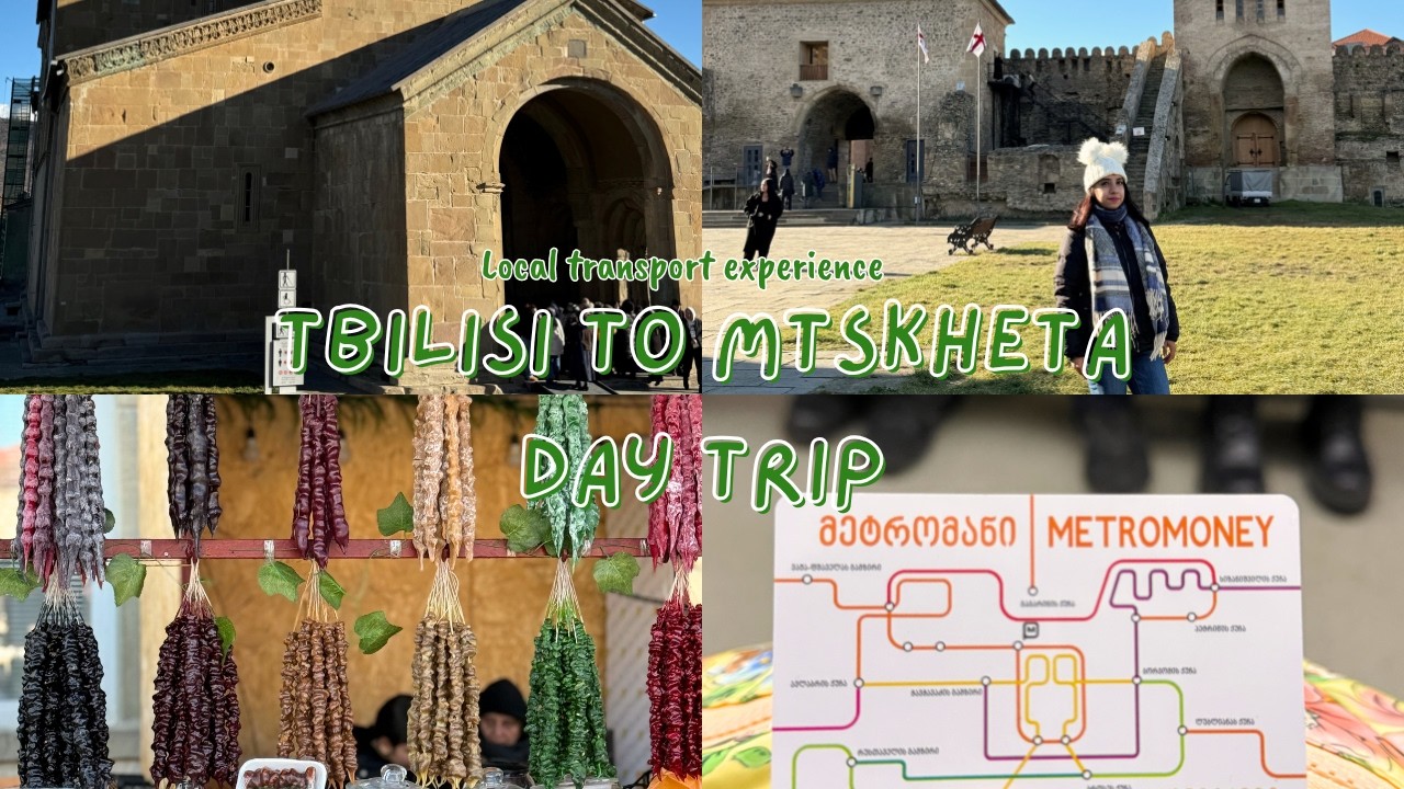 Tbilisi to Mtskheta | Solo Day Trip by Public Transport 🇬🇪 Day trip idea