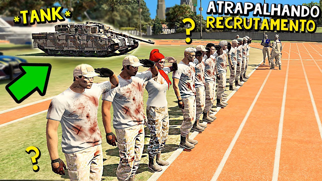 ATRAPALHANDO RECRUTAMENTO POLICIAL NO GTA RP