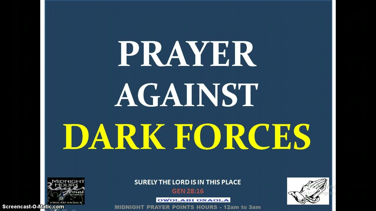 Prayer Against Dark Forces