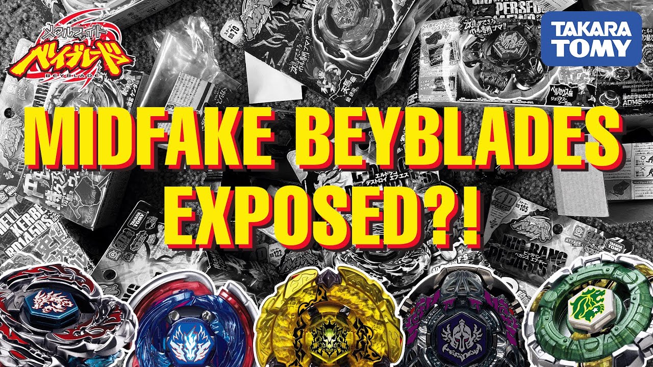 Midfake Beyblades EXPOSED | Takara Tomy Fakes? Unboxing & In-Depth Review