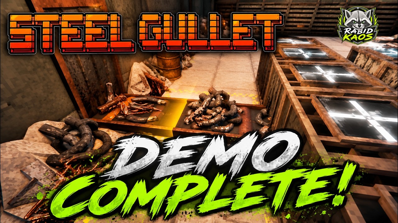 COPPER Is Flowing! We Finished the Demo | Steel Gullet