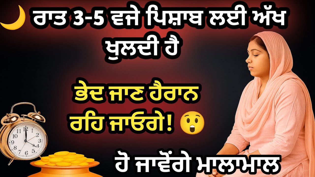 🌙⏰ ਰਾਤ 3-5 ਵਜੇ ਪਿਸ਼ਾਬ ਲਈ ਅੱਖ ਖੁਲਦੀ ਹੈ? ਭੇਦ ਜਾਣ ਹੈਰਾਨ ਰਹਿ ਜਾਓਗੇ! 😲