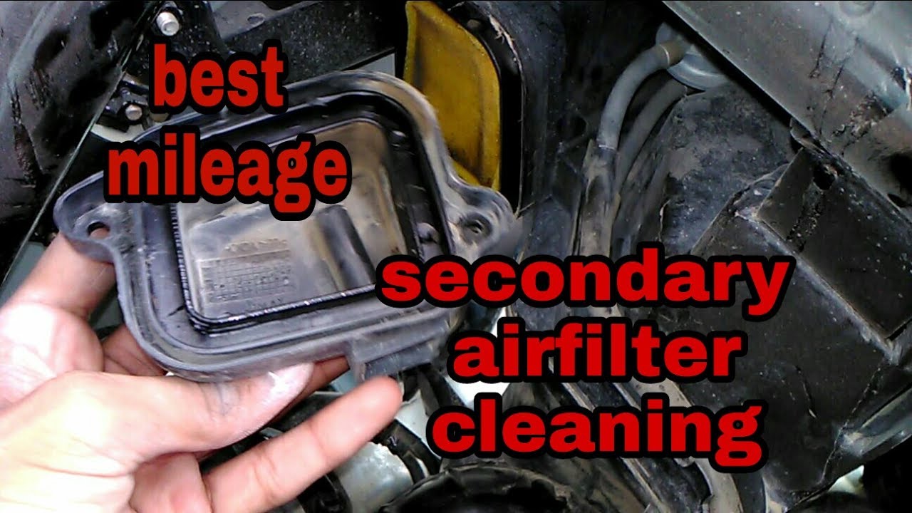 For best mileage clean secondary airfilter | honda aviator