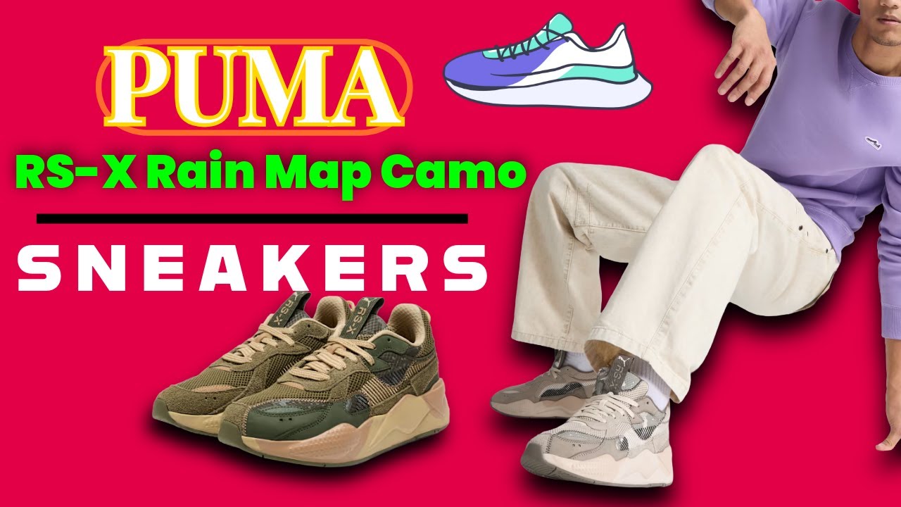 &laquo;Раскройте свой стиль: кроссовки Puma RS-X Rain Map Camo, которые выведут ваш гардероб на новый у...