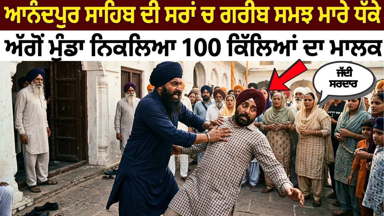 ਹੋਲੇ ਮਹੱਲੇ 'ਤੇ ਮੱਥਾ ਟੇਕਣ ਗਏ ਨੂੰ ਗਰੀਬ ਸਮਝ ਮਾਰੇ ਧੱਕੇ! ਅੱਗੋਂ ਨਿਕਲਿਆ 100 ਕਿੱਲਿਆਂ ਦਾ ਮਾਲਕ #anadpursahib