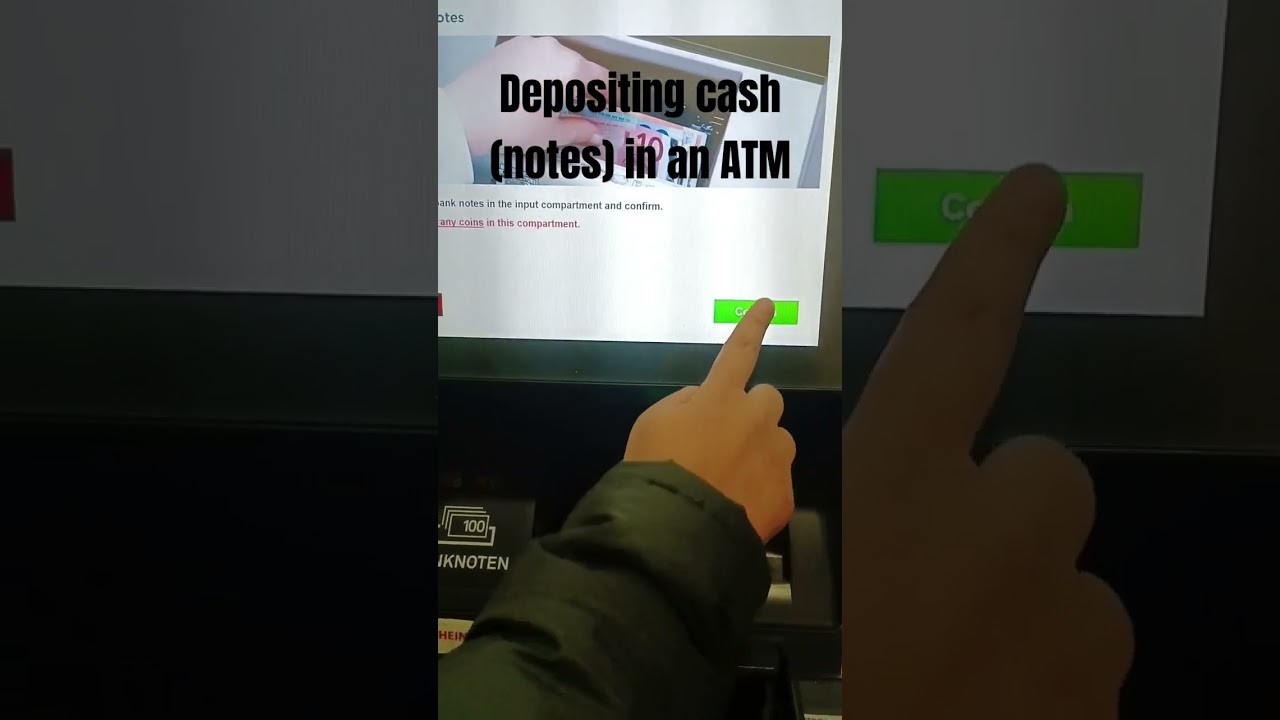 How to deposit cash in an ATM in Germany commerbank 